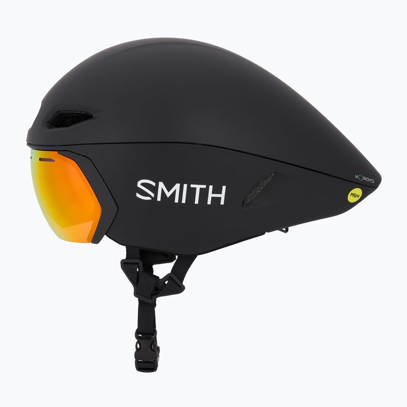 Smith Jetstream TT casco da bici nero opaco/rosa specchiato/chiaro 3