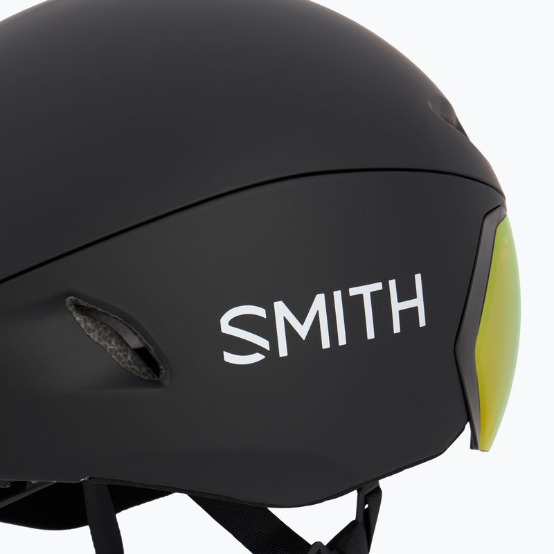 Smith Jetstream TT casco da bici nero opaco/rosa specchiato/chiaro 8
