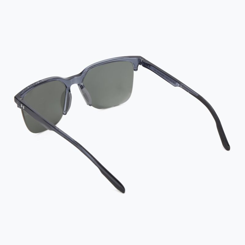 Occhiali da sole da uomo Under Armour Phenom grigio/argento a specchio 2