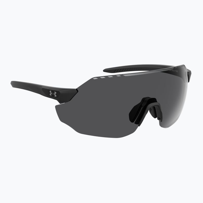 Occhiali da sole Under Armour Halftime nero opaco/grigio oleofobico