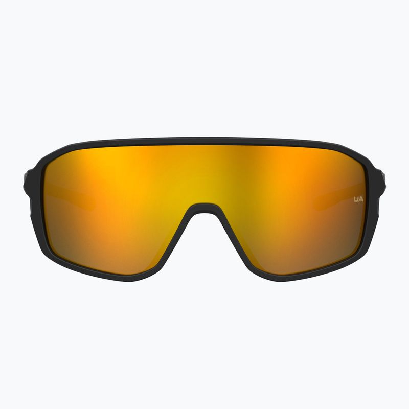 Occhiali da sole da uomo Under Armour Gameday/G S3 nero opaco/arancio multistrato oleofobico 3