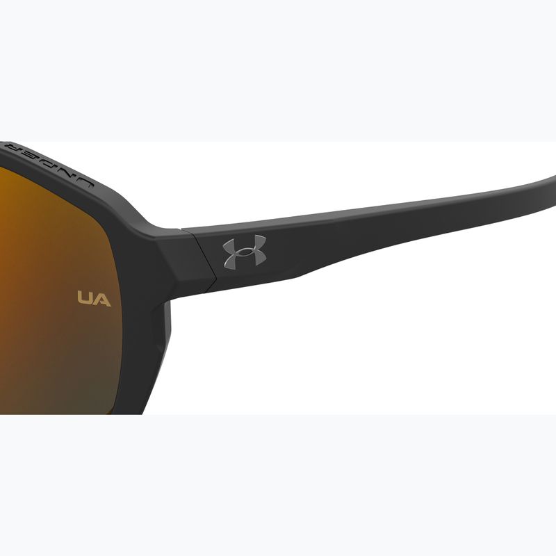Occhiali da sole da uomo Under Armour Gameday/G S3 nero opaco/arancio multistrato oleofobico 7