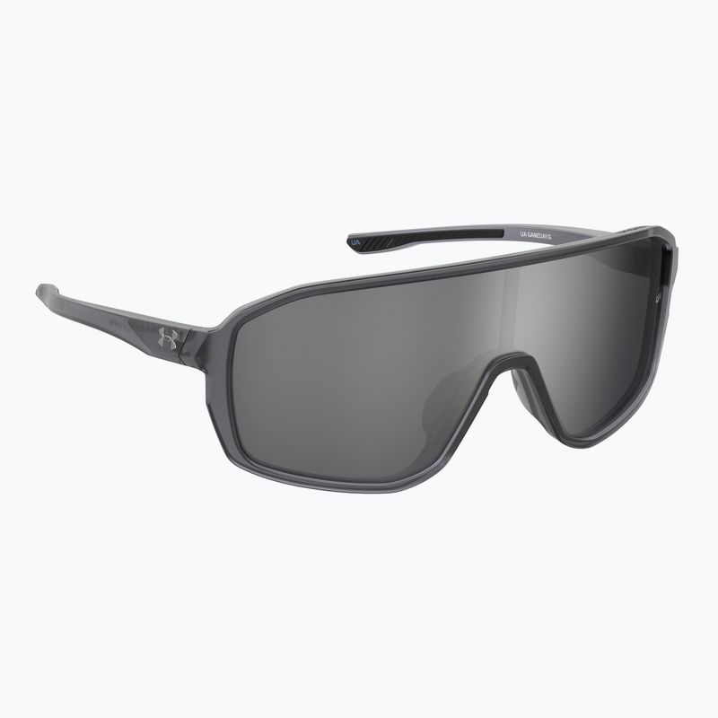 Occhiali da sole da uomo Under Armour Gameday/G S3 crystal grey/silver oleophobic