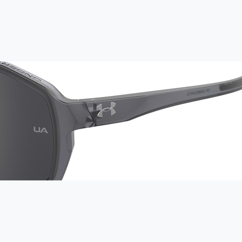 Occhiali da sole da uomo Under Armour Gameday/G S3 crystal grey/silver oleophobic 7