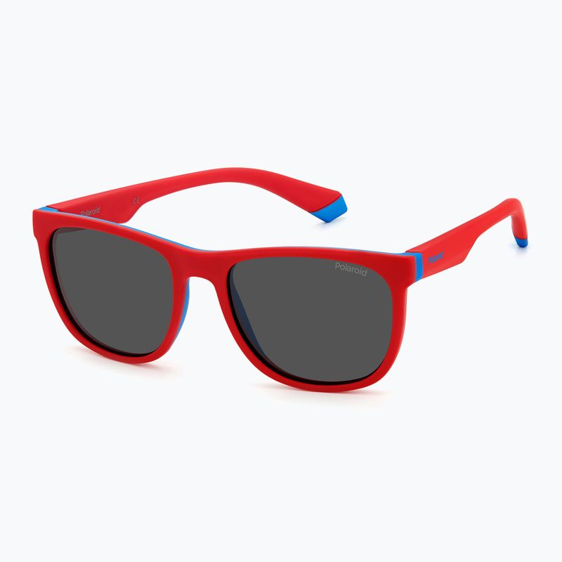 Occhiali da sole Polaroid PLD 8049/S rosso blu/grigio polarizzati per bambini 2