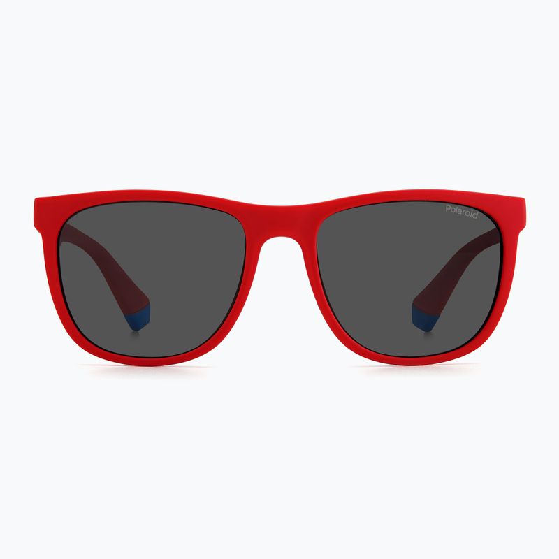 Occhiali da sole Polaroid PLD 8049/S rosso blu/grigio polarizzati per bambini 3