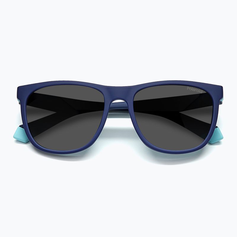 Occhiali da sole per bambini Polaroid PLD 8049/S blu azzurro/grigio polarizzati 4