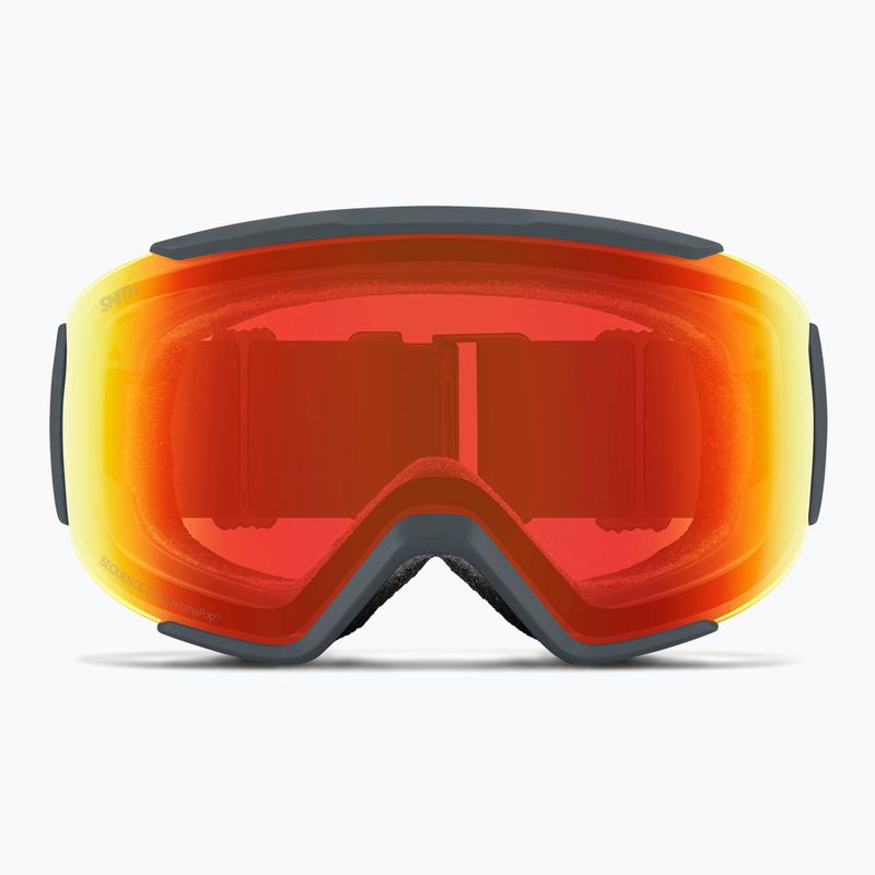 Maschera da sci Smith Sequence OTG S2 slate/chromapop everyday red mirror 2