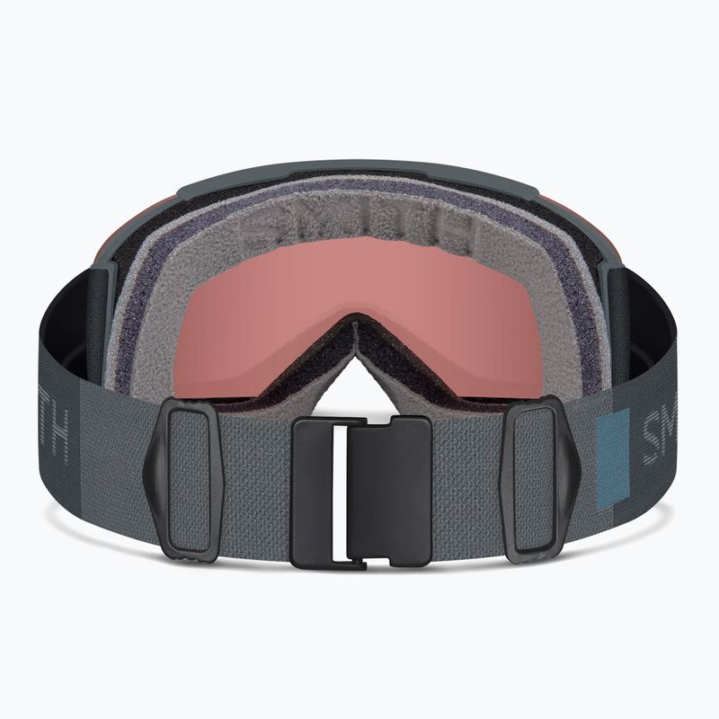 Maschera da sci Smith Sequence OTG S2 slate/chromapop everyday red mirror 3