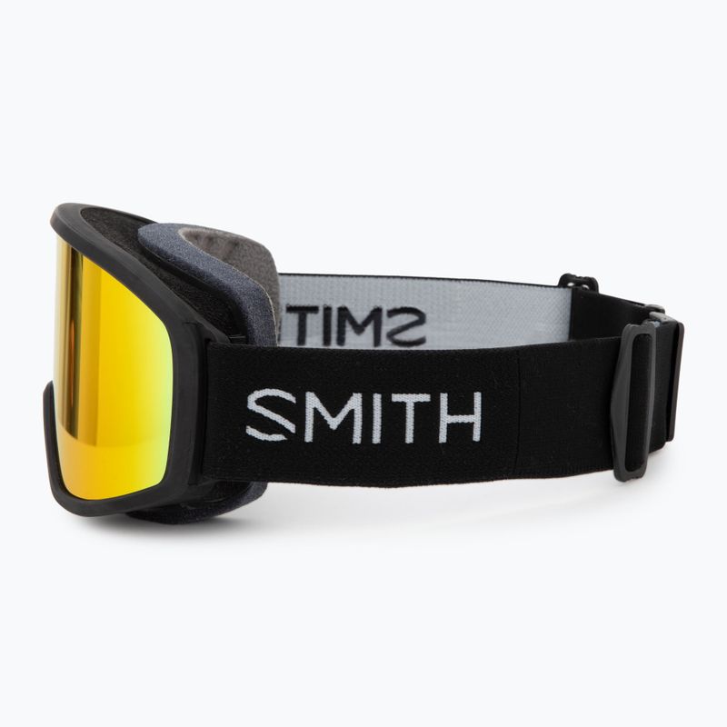 Smith Reason OTG nero/rosso sol occhiali da sci 4