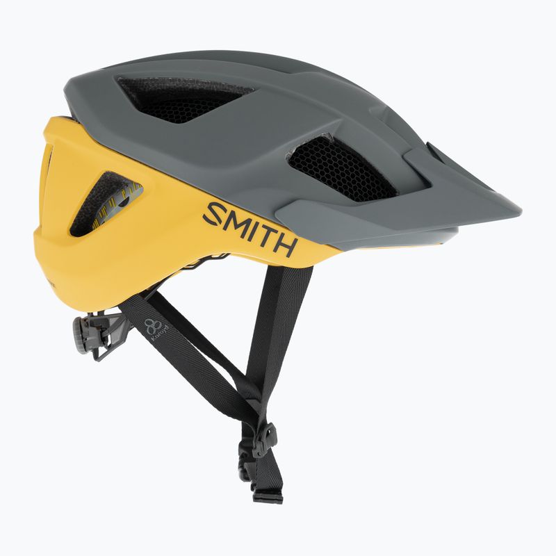 Smith Session MIPS, casco da bici in ardesia opaca/oro 4