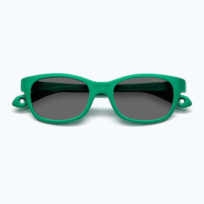Occhiali da sole Polaroid PLD K006/S verde/grigio polarizzati per bambini 4