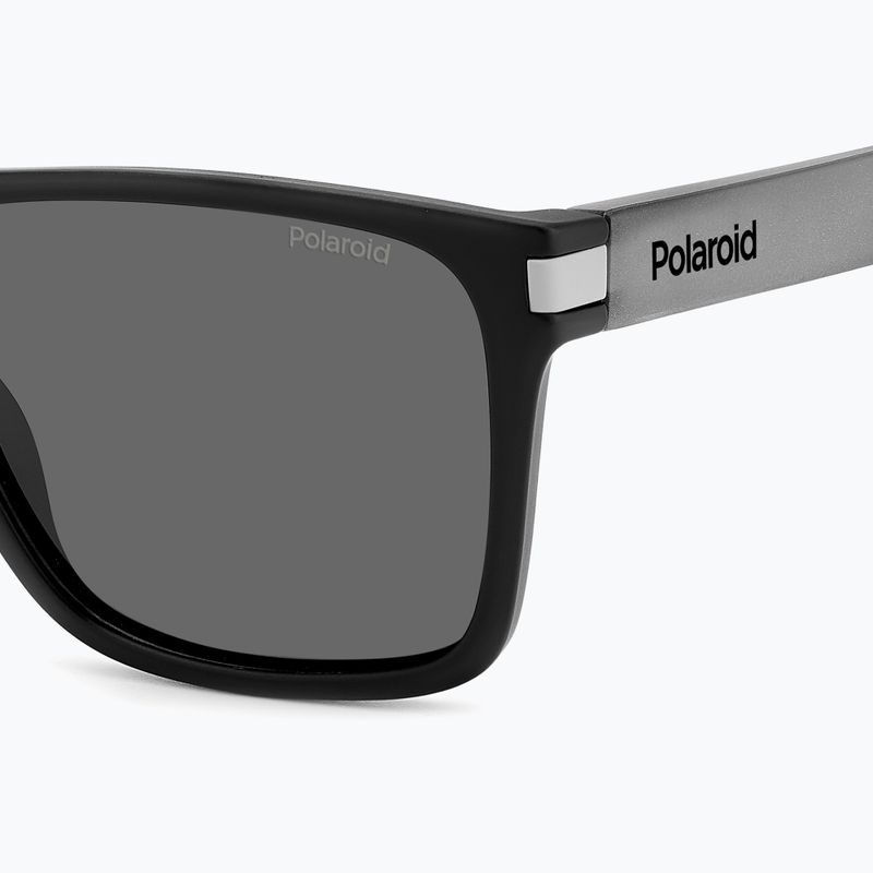 Occhiali da sole Polaroid PLD 2139/S nero opaco grigio/grigio polarizzato 5