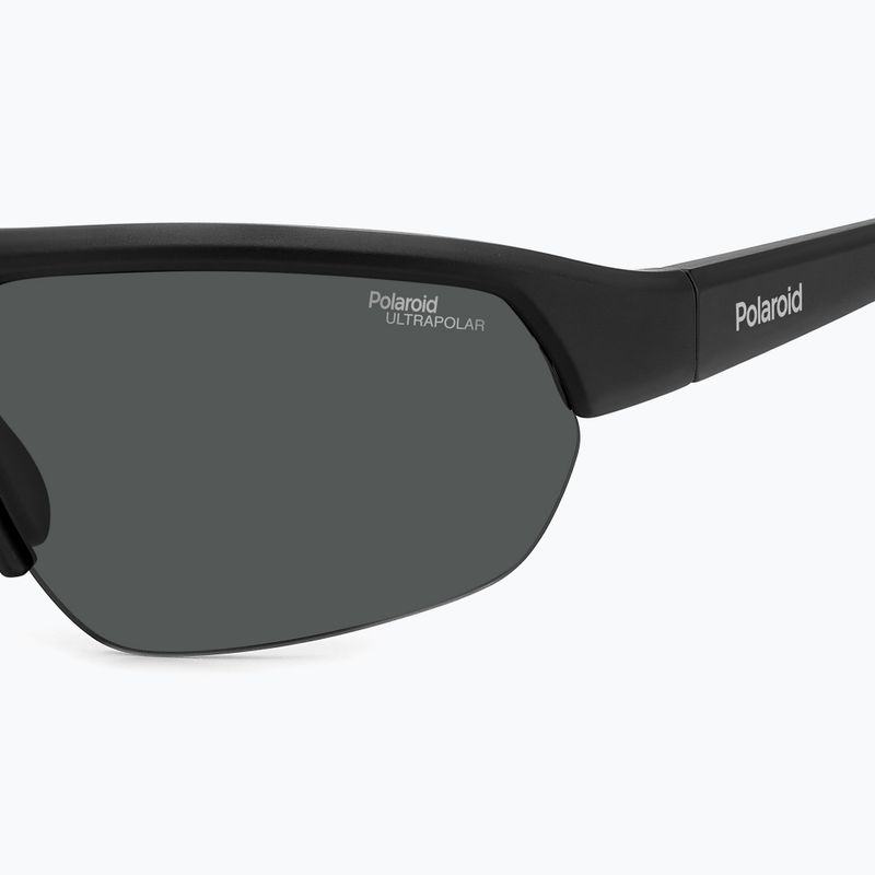 Occhiali da sole Polaroid PLD 7048/S nero opaco/grigio polarizzati ad alto contrasto 4