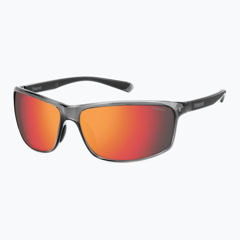 Occhiali da sole Polaroid PLD 7036/S grigio/rosso multistrato polarizzato 2