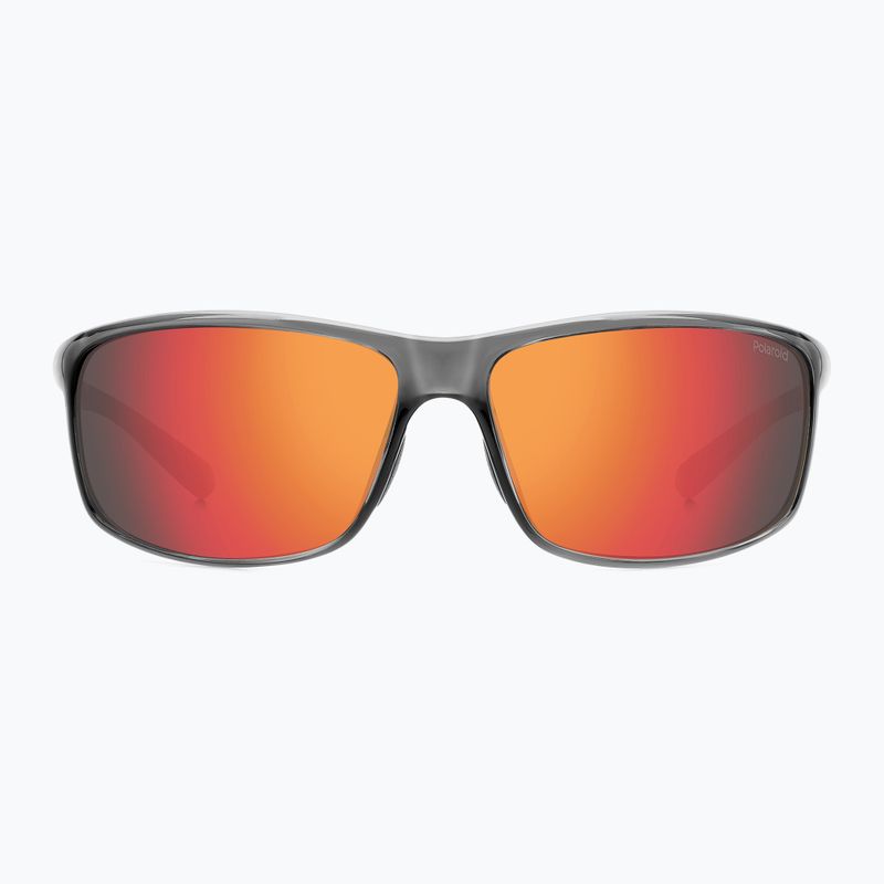 Occhiali da sole Polaroid PLD 7036/S grigio/rosso multistrato polarizzato 3