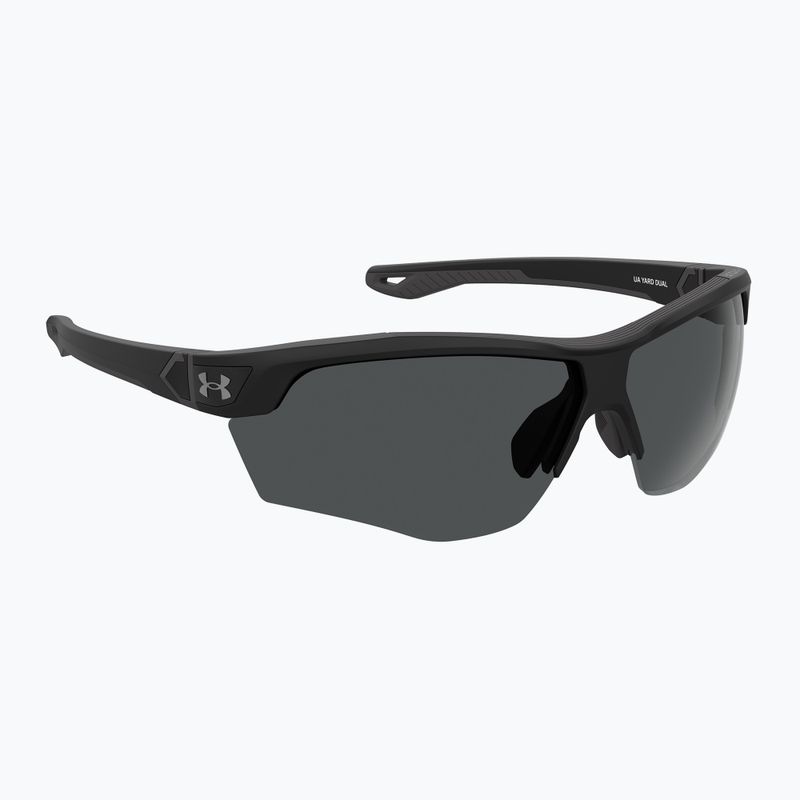 Occhiali da sole Under Armour Yard Dual S3 nero opaco/grigio oleofobico