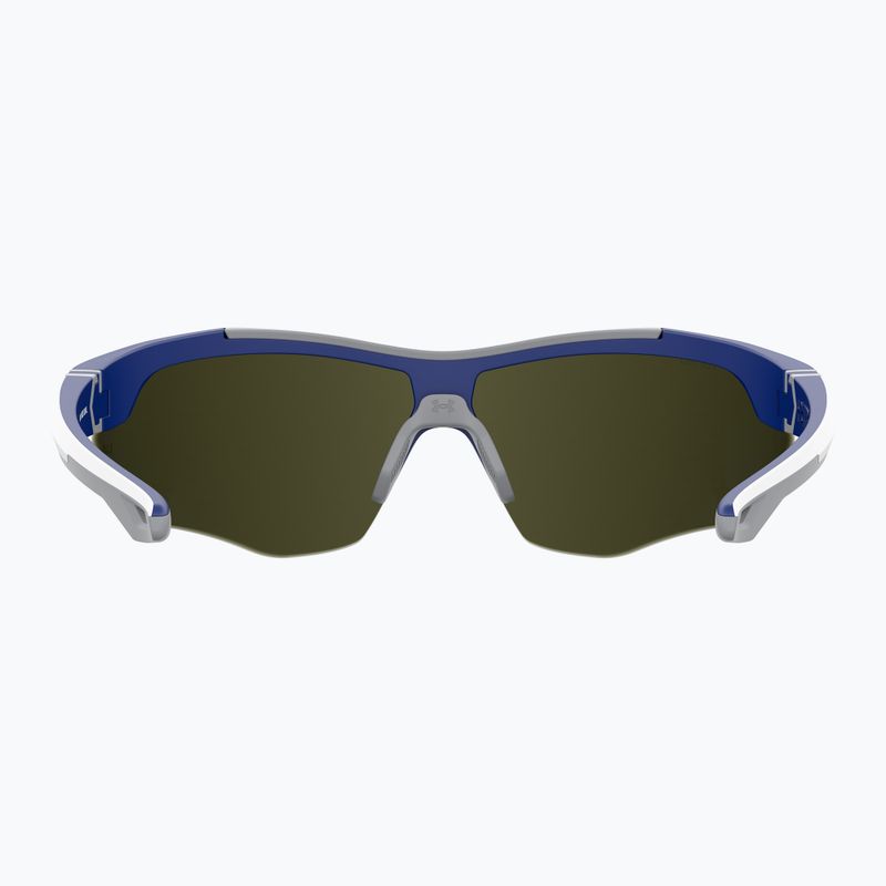 Occhiali da sole Under Armour Yard Dual S3 bianco opaco blu/blu multistrato oleofobico 4