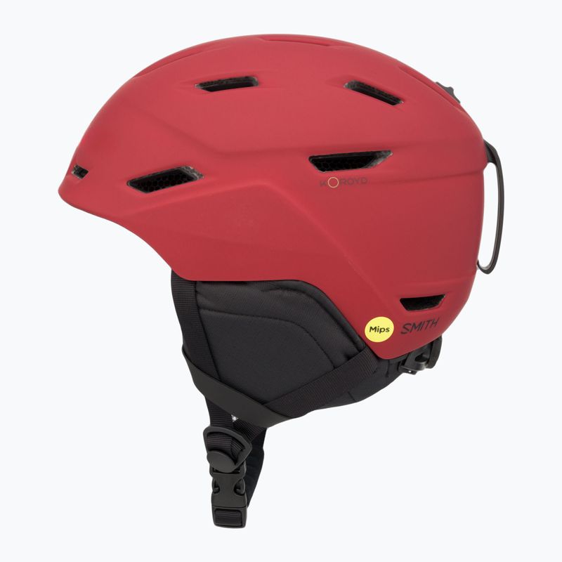 Smith Mission MIPS - Casco da sci in cremisi opaco 5