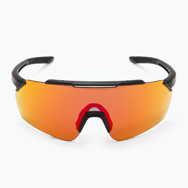 Occhiali da sole Smith Ruckus nero opaco/rosso cromapop a specchio 4