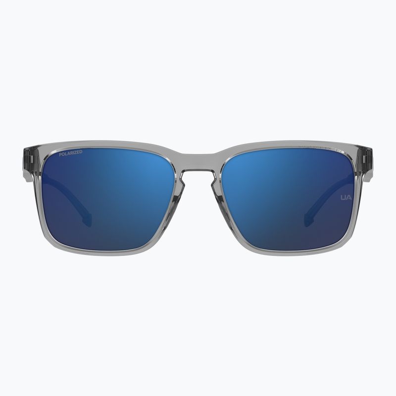 Occhiali da sole da uomo Under Armour Assist 2 grigio blu/grigio blu multistrato polarizzati 3