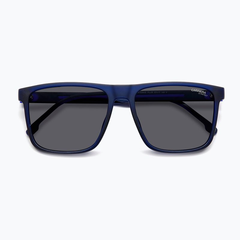 Occhiali da sole Carrera da uomo 8064/S blu opaco/grigio 4