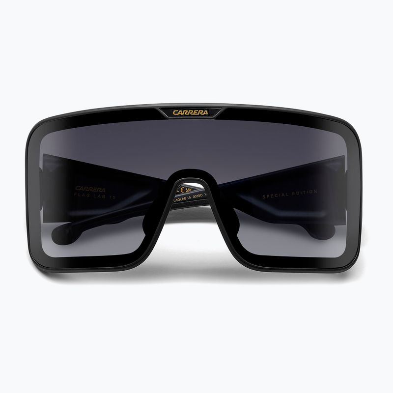 Occhiali da sole Carrera Flaglab 15 nero opaco/grigio scuro sfumato 4