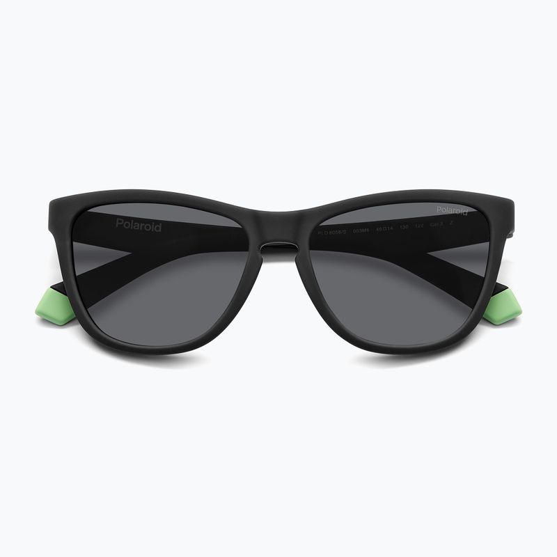 Occhiali da sole Polaroid PLD 8056/S nero opaco/grigio polarizzato per bambini 4