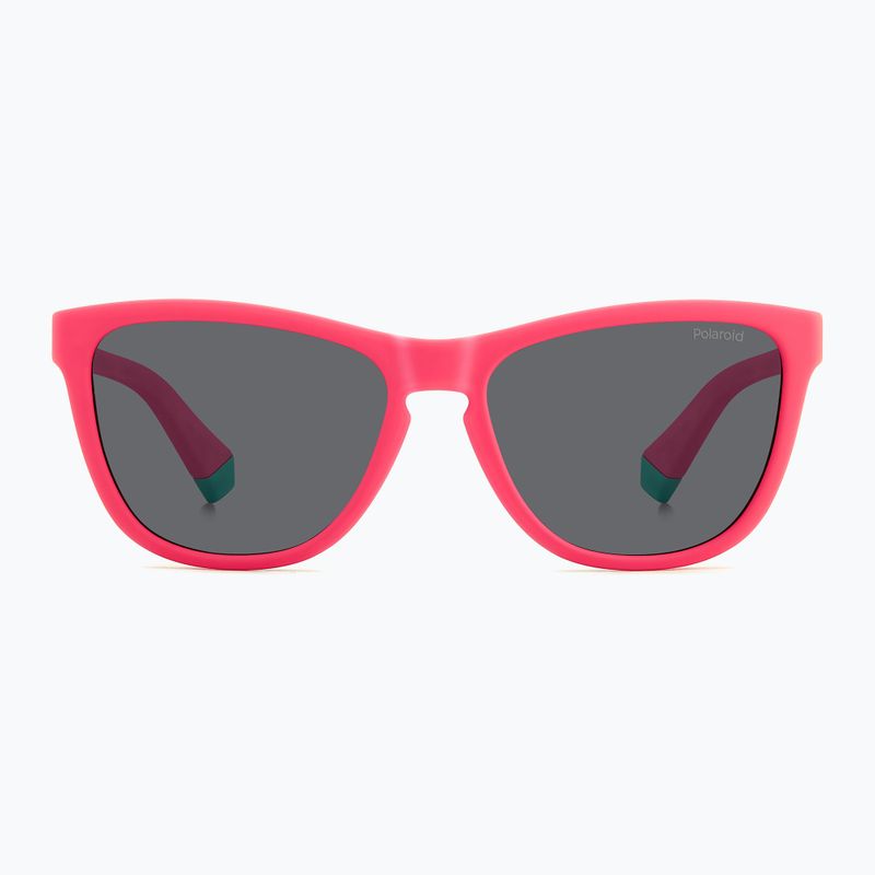Occhiali da sole Polaroid PLD 8056/S rosa opaco/grigio polarizzati per bambini 3