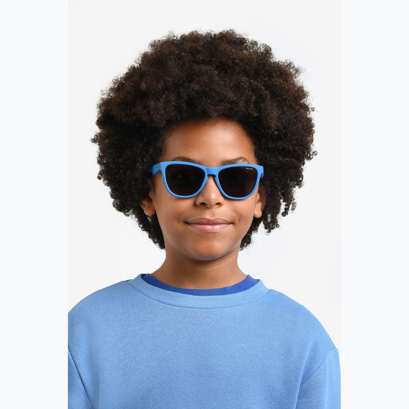 Occhiali da sole Polaroid PLD 8056/S blu opaco/grigio polarizzato per bambini 6