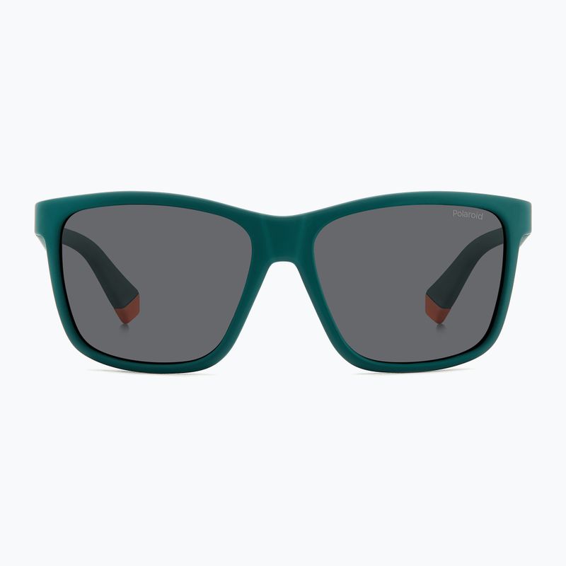 Occhiali da sole Polaroid PLD 8057/S verde opaco/grigio polarizzati per bambini 3