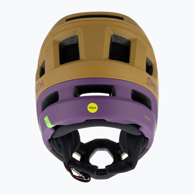 Casco da bici Smith Mainline MIPS opaco coyote/indaco 3