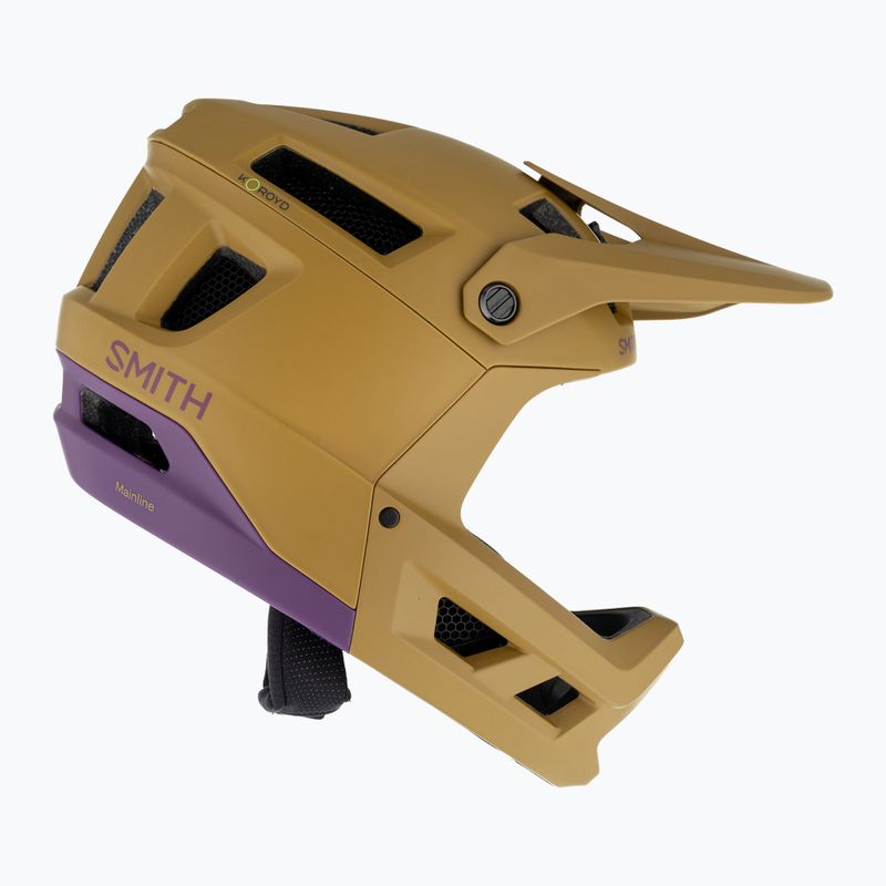 Casco da bici Smith Mainline MIPS opaco coyote/indaco 4