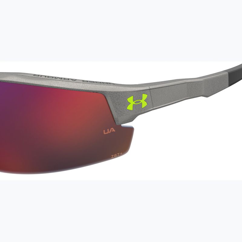 Occhiali da sole Under Armour Skillz/G S3 grigio metallizzato/infrarossi oleofobici da uomo 7