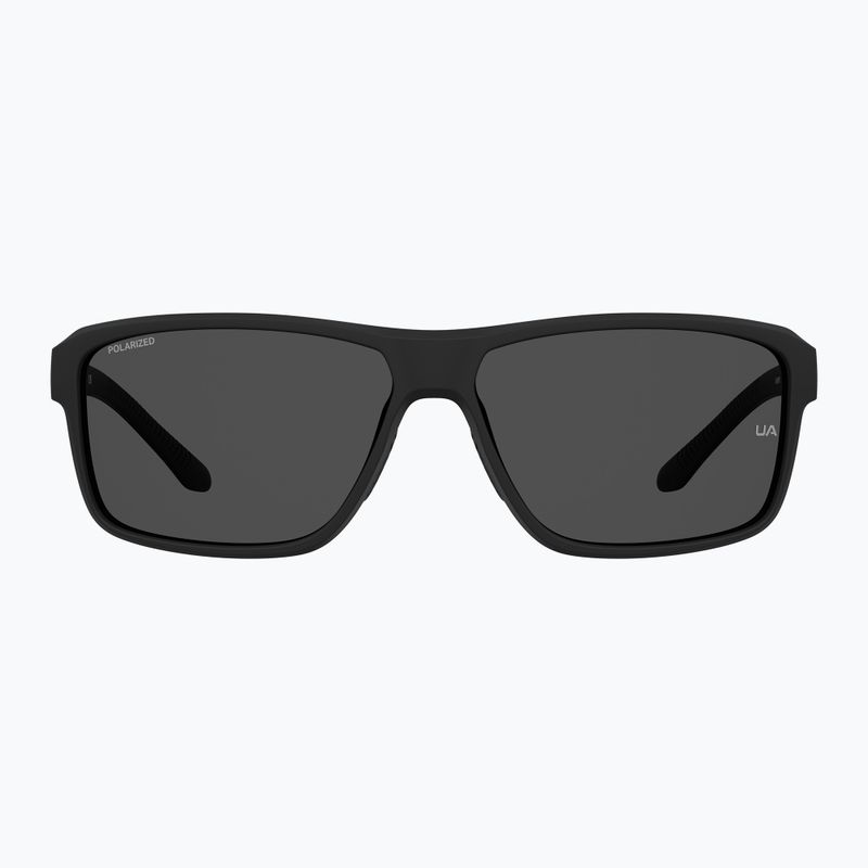 Occhiali da sole da uomo Under Armour Kickoff S3 nero opaco/grigio polarizzato 3