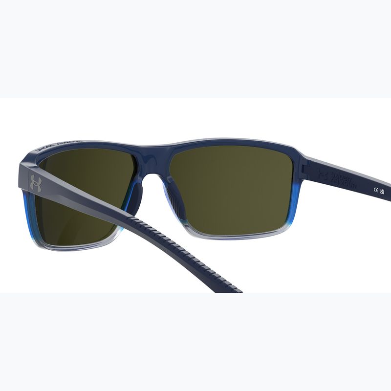 Occhiali da sole da uomo Under Armour Kickoff S3 blu sfumato grigio/blu multistrato 6