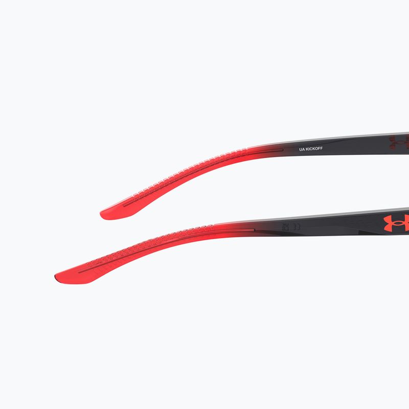 Occhiali da sole Under Armour Kickoff S3 grigio rosso/grigio infrarossi da uomo 8