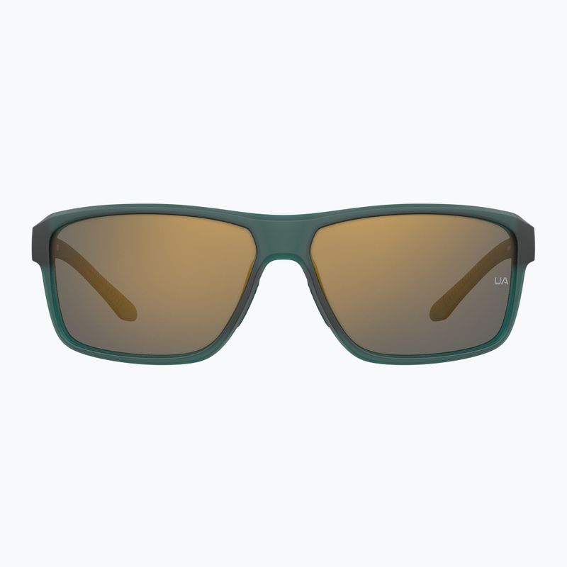 Occhiali da sole da uomo Under Armour Kickoff S3 crystal teal/copper mirror 3