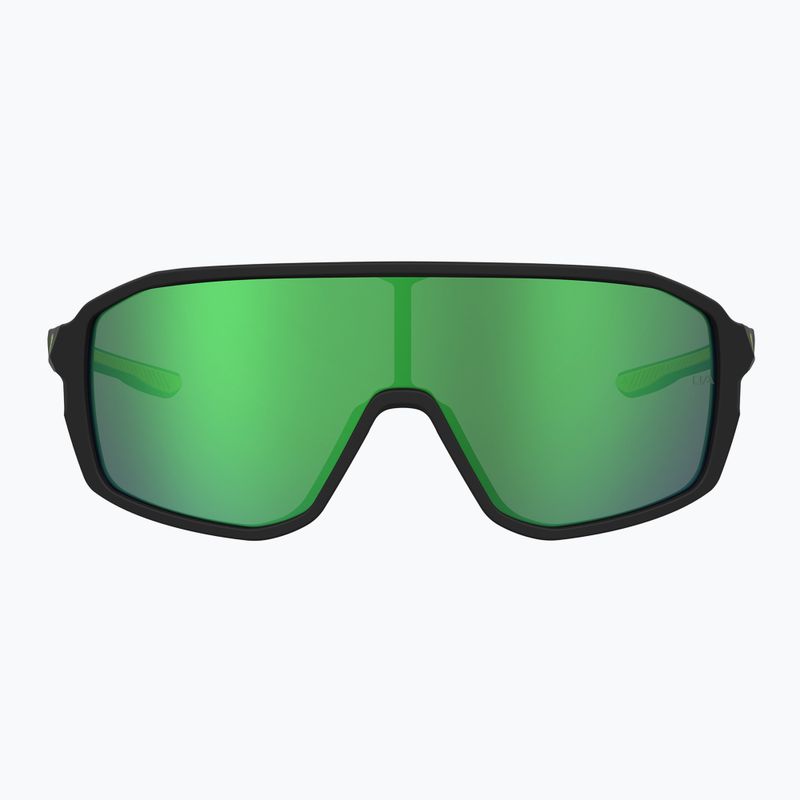 Occhiali da sole per bambini Under Armour Gameday Jr S3 nero giallo verde multistrato 3