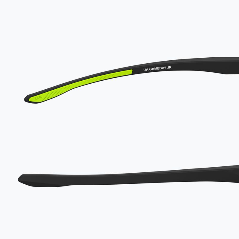 Occhiali da sole per bambini Under Armour Gameday Jr S3 nero giallo verde multistrato 8