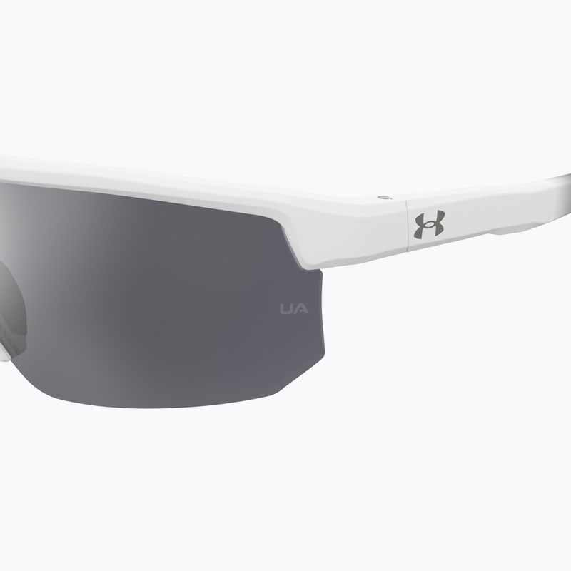 Occhiali da sole da uomo Under Armour Driven/G S3 bianco grigio/argento specchiato 7