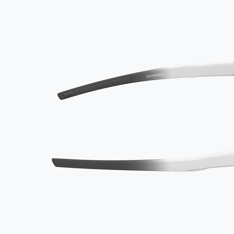Occhiali da sole da uomo Under Armour Driven/G S3 bianco grigio/argento specchiato 8
