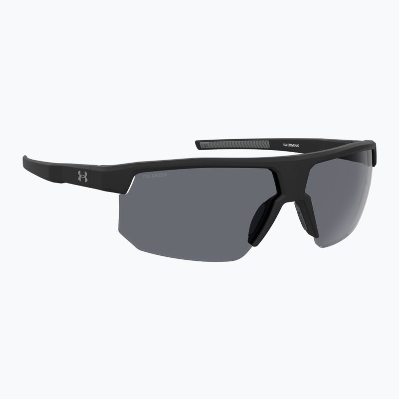 Occhiali da sole da uomo Under Armour Driven/G S3 nero opaco grigio/grigio polarizzato