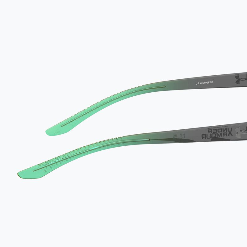 Occhiali da sole da uomo Under Armour Kickoff/G S3 grigio verde/verde multistrato 8