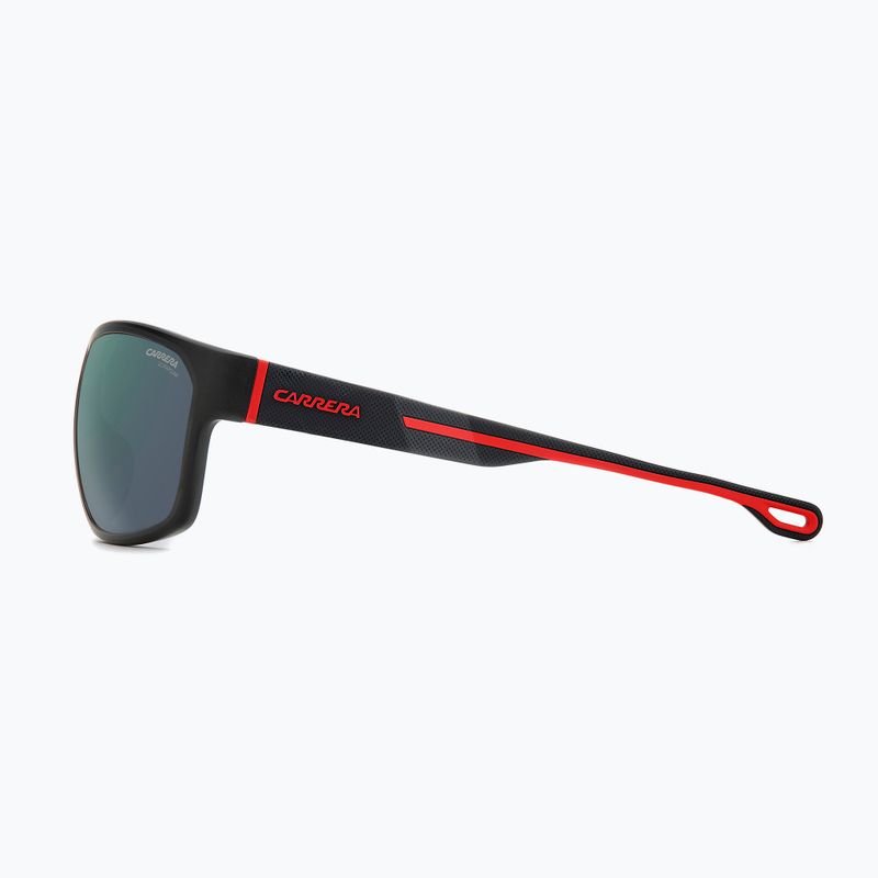 Carrera 4018/S occhiali da sole da uomo nero opaco rosso/verde grigio ad alto contrasto antiriflesso 5