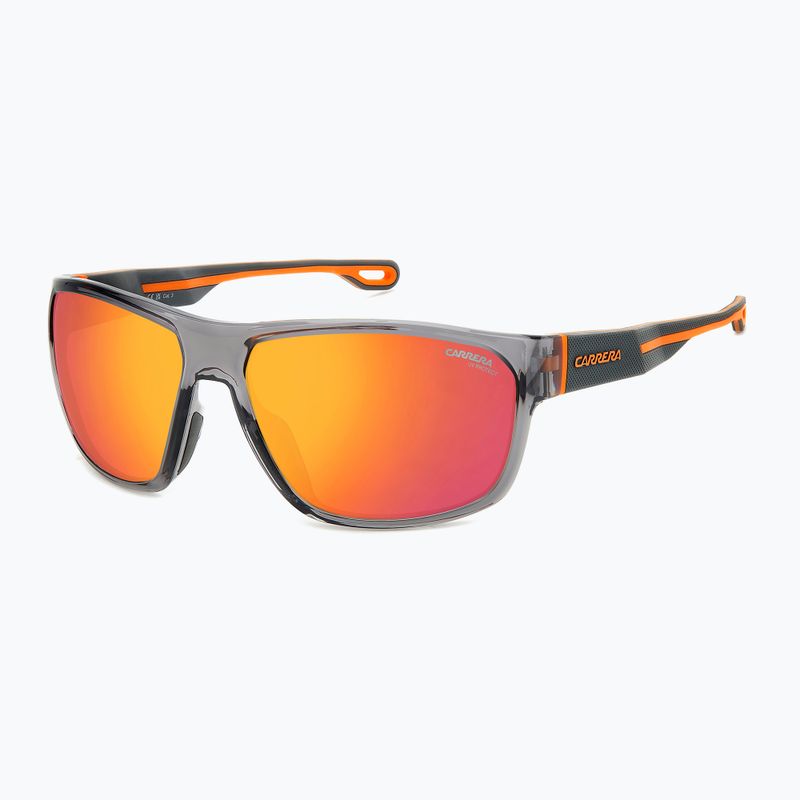 Occhiali da sole Carrera 4018/S grigio arancio/rosso multistrato da uomo 2