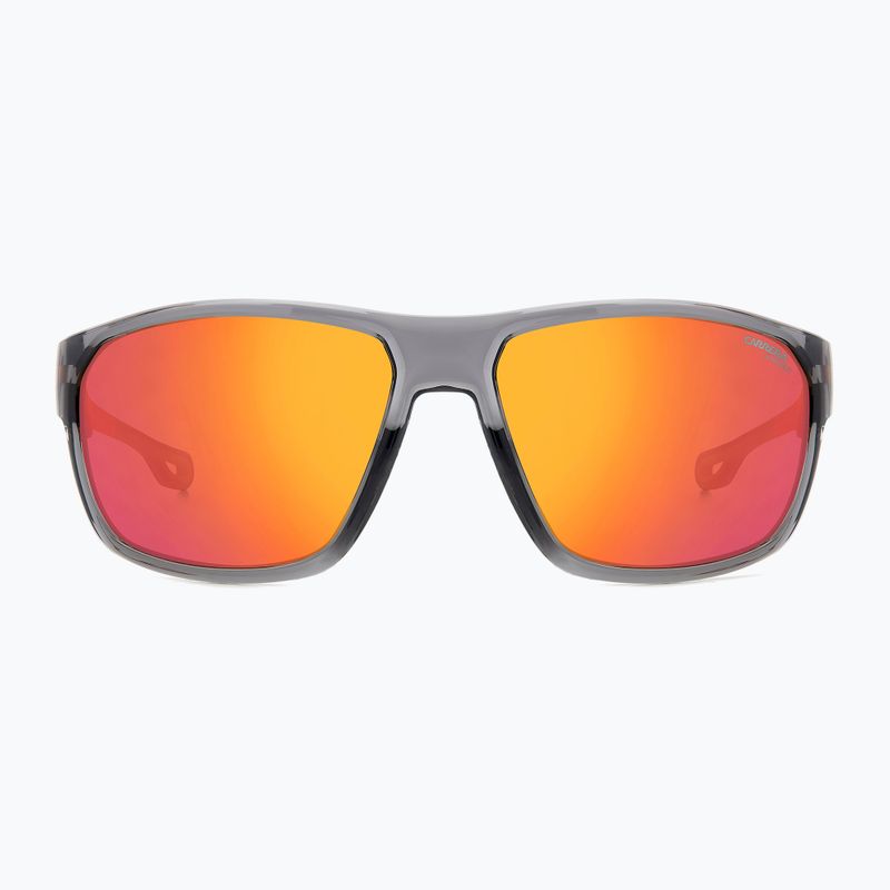 Occhiali da sole Carrera 4018/S grigio arancio/rosso multistrato da uomo 3
