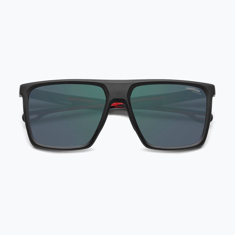 Carrera 4019/S occhiali da sole da uomo nero opaco rosso/verde grigio ad alto contrasto antiriflesso 4