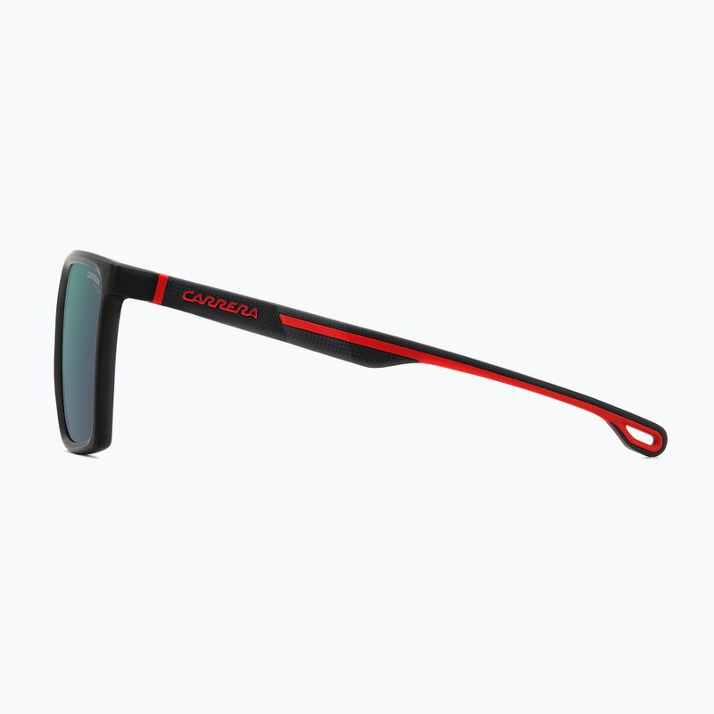 Carrera 4019/S occhiali da sole da uomo nero opaco rosso/verde grigio ad alto contrasto antiriflesso 5