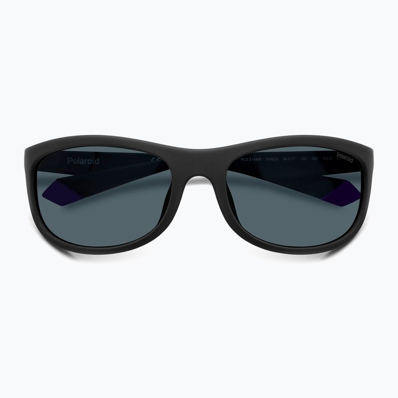 Occhiali da sole Polaroid PLD 2154/S nero opaco blu/blu polarizzato 4